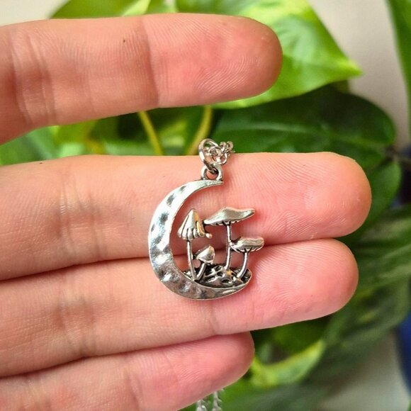 Mushroom Moons Necklace - Picture 1 of 5